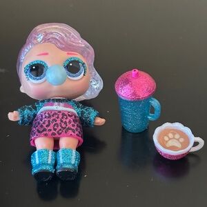 LOL Surprise Glitter Snow Leopard Doll from Winter Disco.